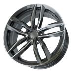 Aluminum Replica 17 18 19 Inch Alloy Wheels Audi Split 5 Spoke Wheels 57.1/66.6
