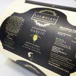 Oil Proof BOPP Food Adhesive Labels Flexo Printing Food Packaging Labels