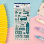 CMYK Hot Stamping Stickers Self Adhesive Label Transparent Cartoon Sticker