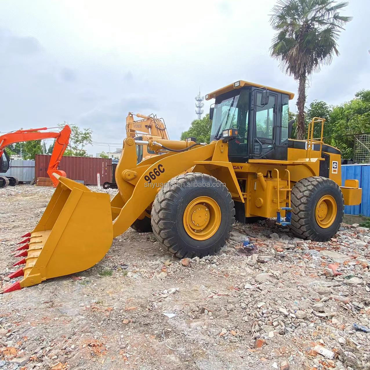 Used Loader CAT 966 for sale cheap price original paint brand CAT loader used loader