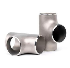 Quality ASTM SCH80 Stainless Steel Tee fitting Rust Proof For Petroleum Industry wholesale