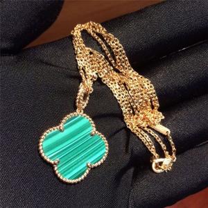 Quality Girls 18K Gold Jewelry Magic Alhambra Long Necklace 1 Motif VCARO3MG00 wholesale