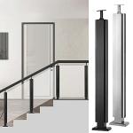 High Permeability Tempered Glass Railing For Staircase Balcony Glass Balustrade