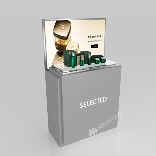 GDR06-CMM03 Beauty Display Stand with 60mm Soft Film Light Box and Enhanced