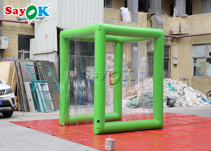 Custom Made Green Fogger Intergrated Disinfection Channel In Supermarket Entrance