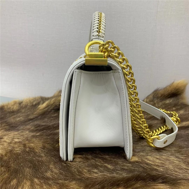Authentic Crocodile Skin Women White Flap Purse Genuine Alligator Leather Lady Small Handbag Female Single Shoulder Bag