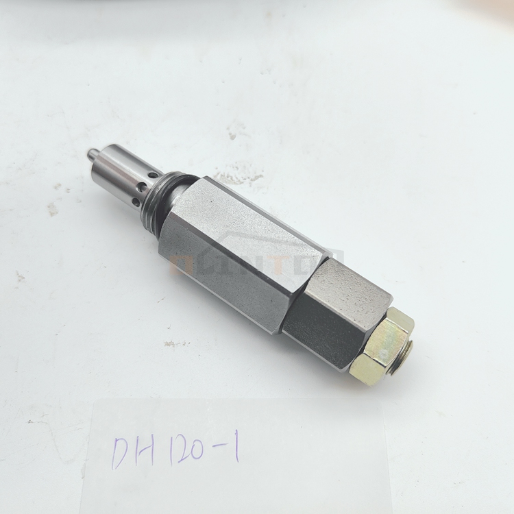 Construction Works Excavator Hydraulic Parts Relief Valve for DH120-1