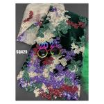High quality velvet lace with stones embroidery lace african fabric for wedding