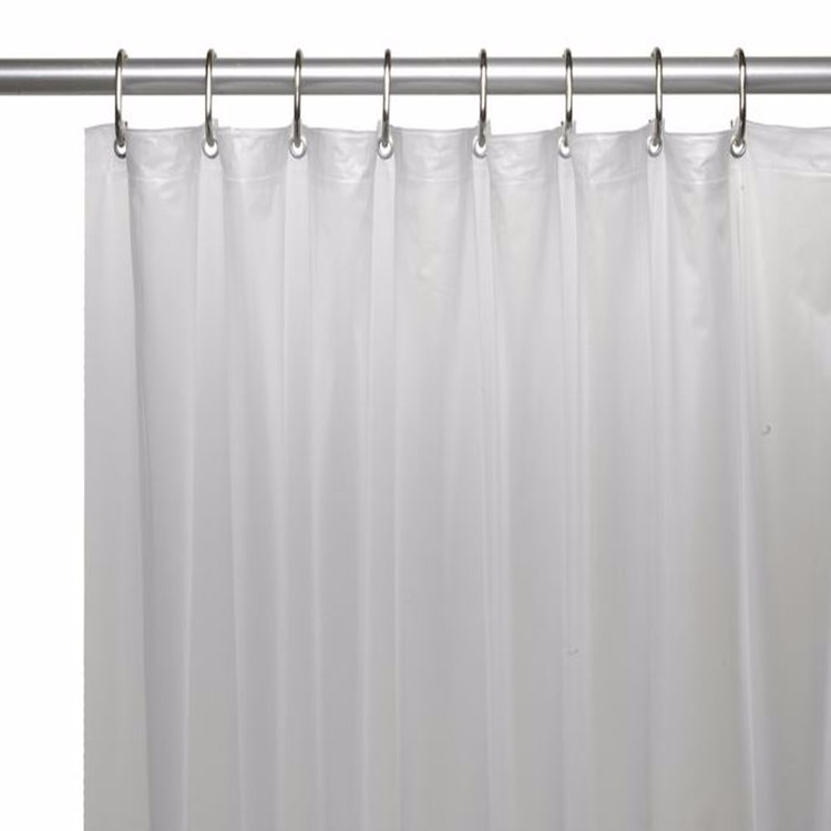 Eco Friendly PEVA Shower Curtain , Water Resistant Fabric Shower Curtain