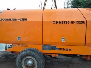 Quality Electric Used Concrete Trailer Pumps Zoomlion 600L Hopper Capacity wholesale