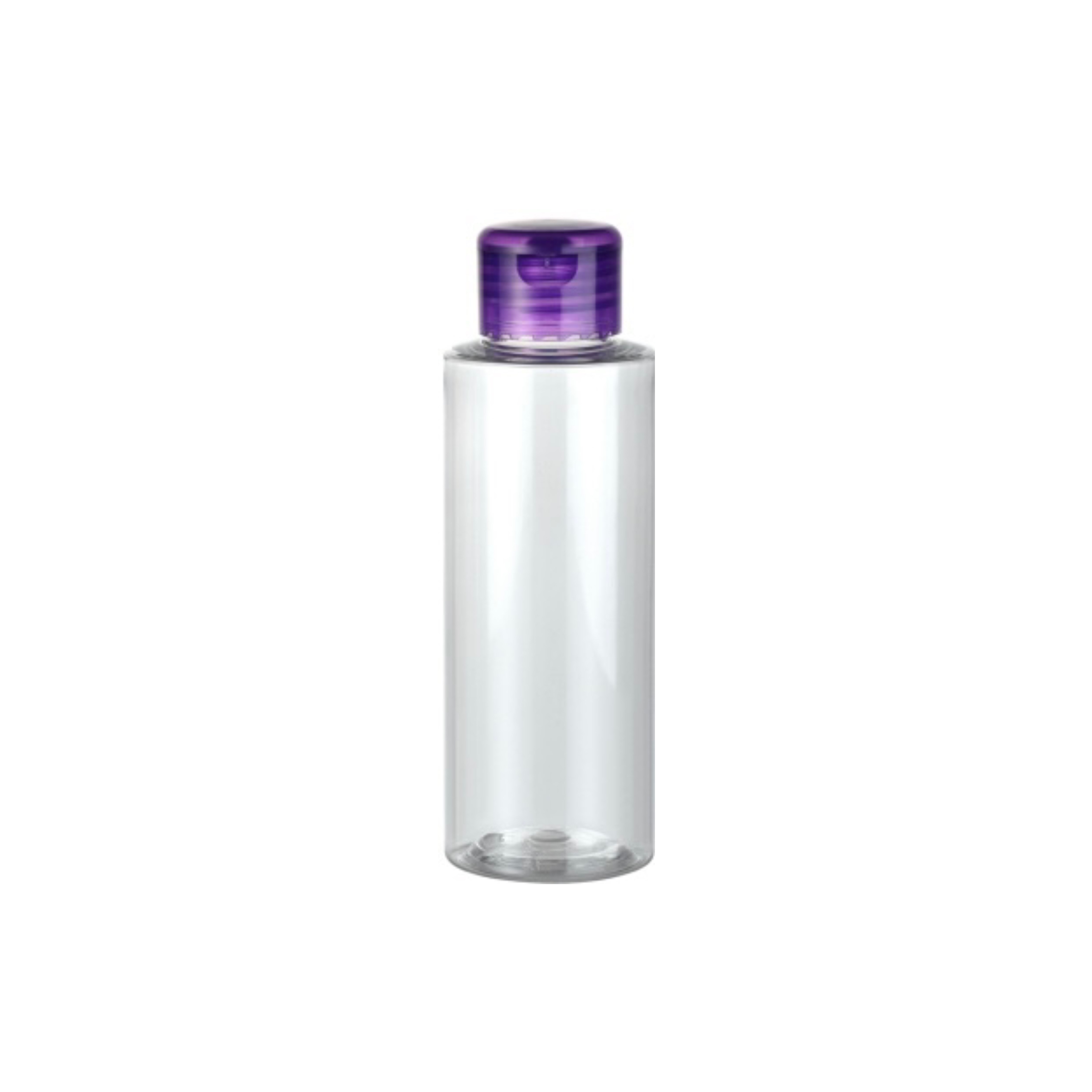 Custom Color 120ml Plastic PET Bottle for Lotion Capacity 120ML 24/410 Flip Top Cap