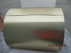 Quality Anti Bacteria Coil Aluminum Stock Coated Golden 0.16MM For Condenser Coil wholesale