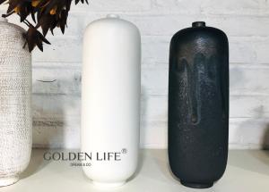 Quality Ceramic Home Furnishings Black green and White Vase wholesale