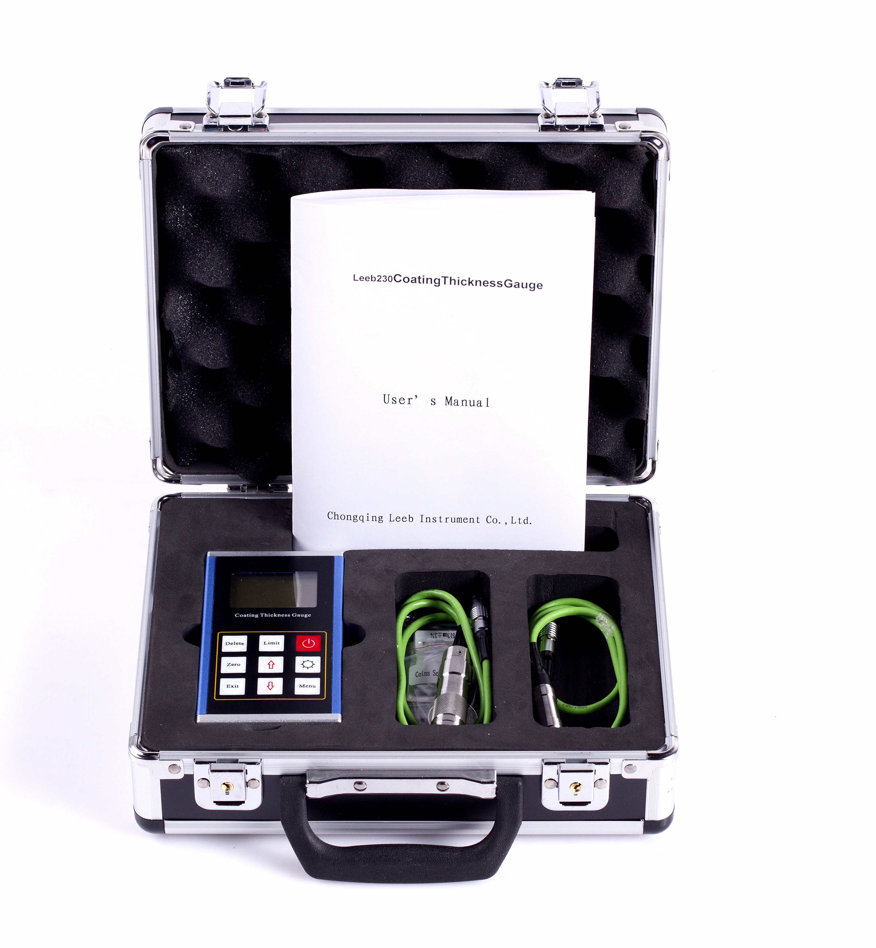 Leeb232 0.1μM Resolution Coating Thickness Gauge Changeable Fe NFe Probe