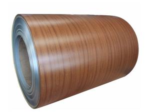 Quality 6.5mm Thickness Wood Grain Painted Aluminum Coil with T351 Temper wholesale