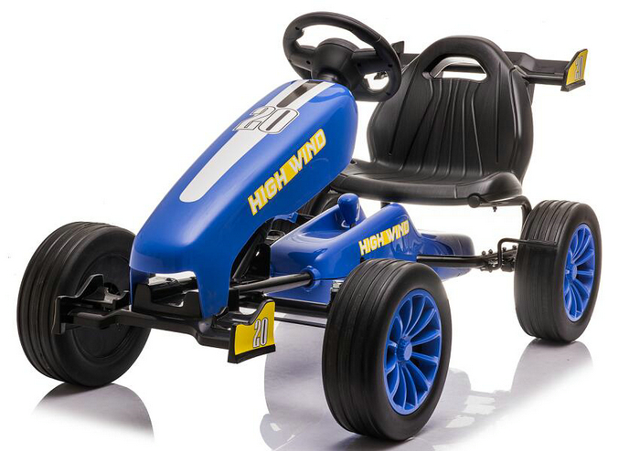 Adjustable Seat 4-Wheel Ride On Pedal Kart Car for Children Aged 3-8 G.W. N.W 15/13KG