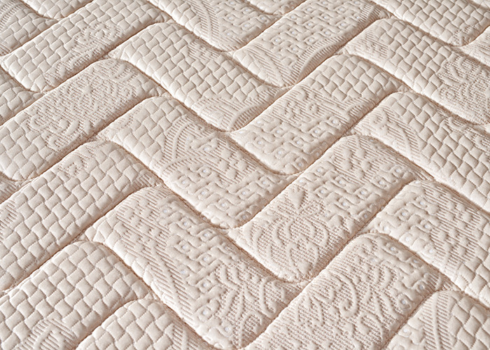 High Resilience Waterproof Twin Gel Foam Mattress With Coil Spring Medium Firmness