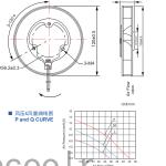 Plastic Portable Brushless DC Fan 12V Frameless 120x120x26mm