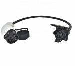 J1772 Type 1 To Type 2 Electric Vehicle Adapter Cable 0.5m