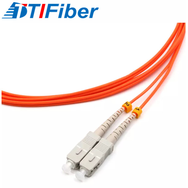 OM1 OM2 0.9mm 2.0mm 3.0mm SC SC multimode patch cord Orange Jumper