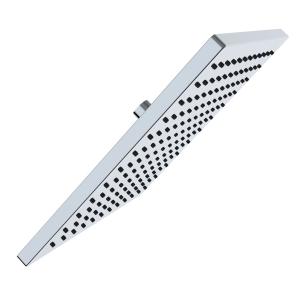 Quality Modern Chrome Rainfall Shower Head 1 Spray 8in Fixed Shower Head Wall Mount wholesale