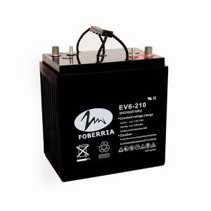 Quality Black Vrla 6v 210ah 400Ah EV Lead Acid Batteries For Mobility Scooters wholesale