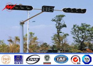Quality Galvanized Electric Light Pole Double Arm Popular Street Lighting Pole wholesale