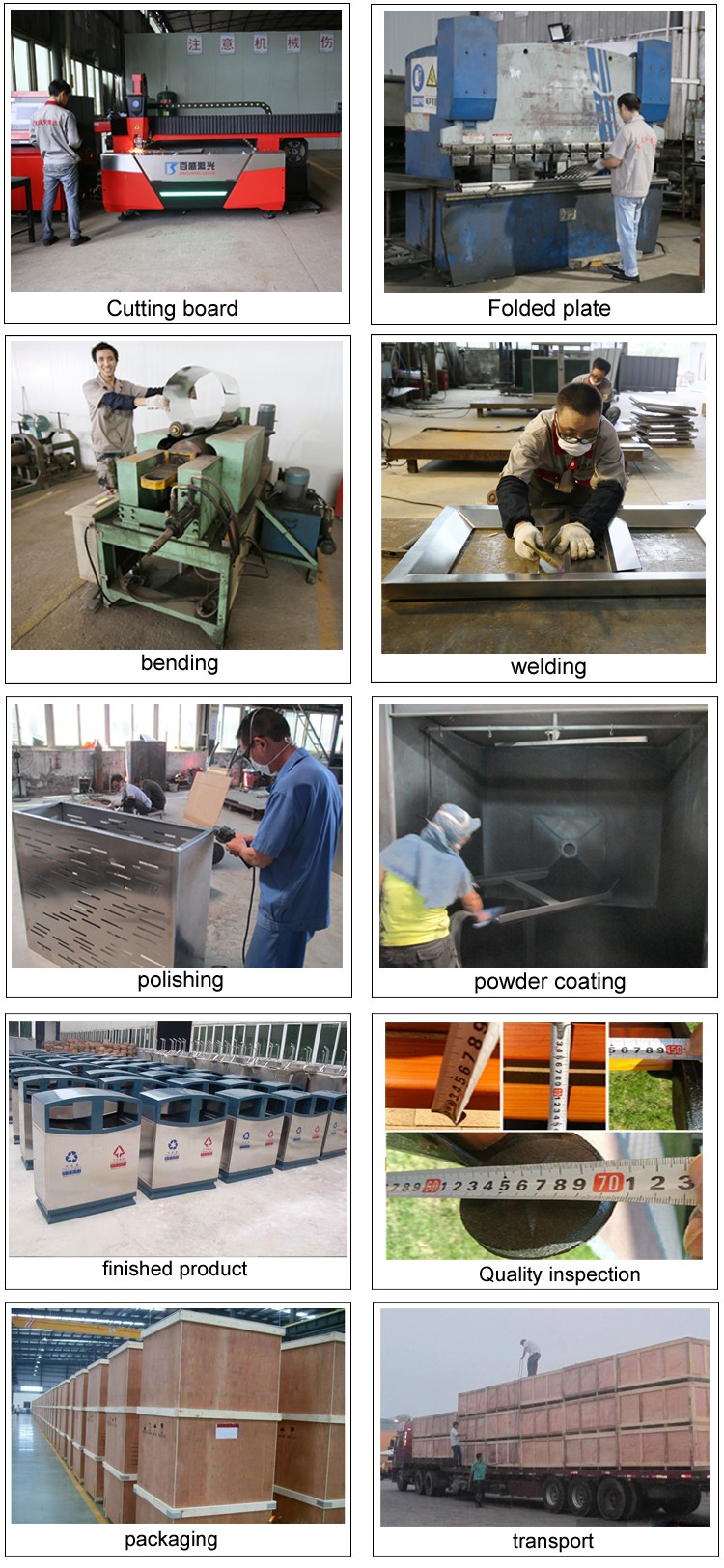 Outdoor Leisure ISO9001 680mm Width Steel Garden Benches