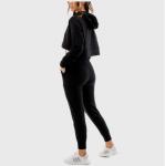 Sweater Suit Slimitness Women Crop Hoodies
