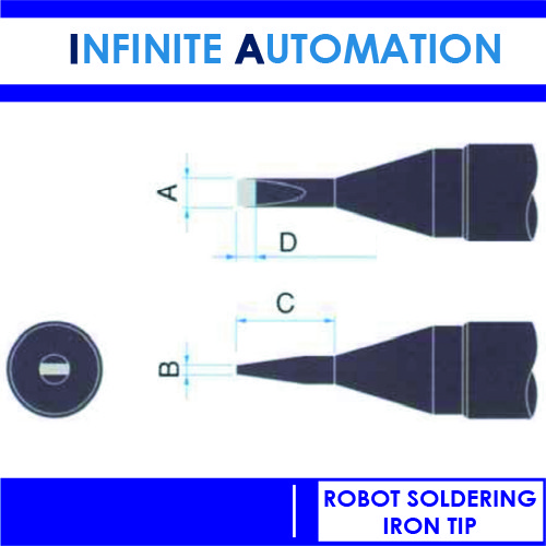 P2D-S P25D-S P3D-S Fine Tip Soldering Iron Bit With Stainless Steel Cross Structure