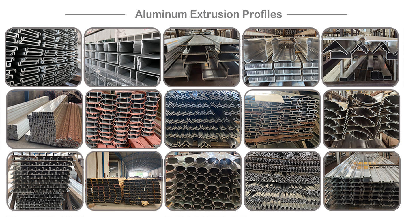 Window Profile Aluminum 6063 Aluminum Profiles For Window Powder Coating Custom Aluminum Profile