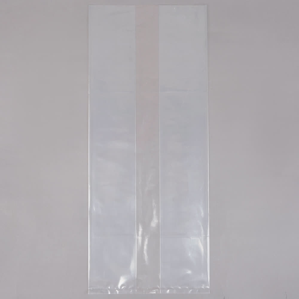 Small LDPE Material Commercial Food Bags Clear Film 10" X 8" X 24" Size
