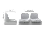 Sports Venues Bleacher Chair Seats Football Stadium Seats For Spectator