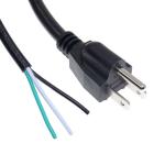 Universal AC UL Power Cord 2ft Length 60227 IEC C13 Female End