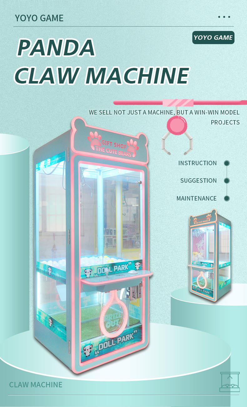 Indoor Entertainment Cioin Operated Online Arcade Claw Vending Machine Crane Claw Machine For Amusement Park