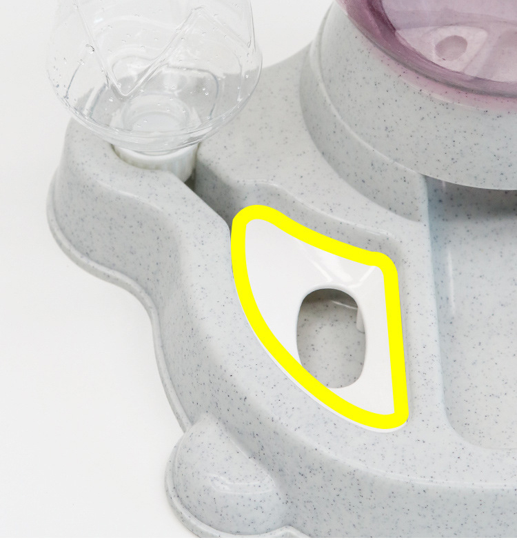 Pet Feeder and Water Dispenser 2 In 1 0.5kg Capacity Easy Cleaning Method with Clean Water