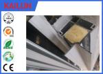 Hollow Extuded Anodised Aluminium Angle Bar Profiles with PVC Strip 6063