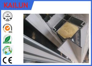 Quality Hollow Extuded Anodised Aluminium Angle Bar Profiles with PVC Strip 6063 Material wholesale