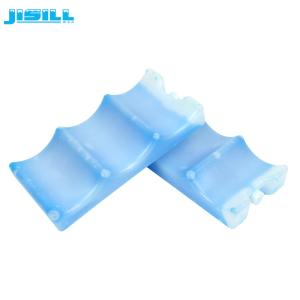 Quality Eco Friendly 3 Waves Shape Breast Milk Ice Pack Frozen Ice Packs For Food wholesale