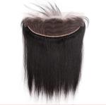 Swiss Human Hair Lace Frontal 13x4 Virgin Thin Transparent Closure Pre Plucked