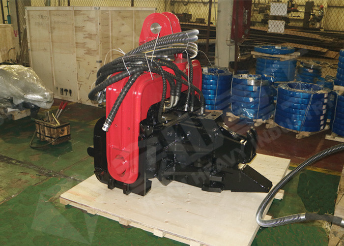 No Damage Vibratory Pile Hammer , CAT320 CAT330 Excavator Mounted Vibratory Hammer