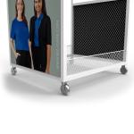 Custom Clothing Display Racks Gondola Retail Clothing Display Stand For Shops