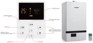 Quality LED Display High Efficiency Gas Boiler , Reliable Hot Water Boilers Residential wholesale