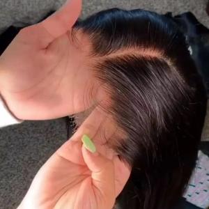 Quality 13x4HD Lace Front Wig Bone Straight Human Hair Wig PrePlucked wholesale