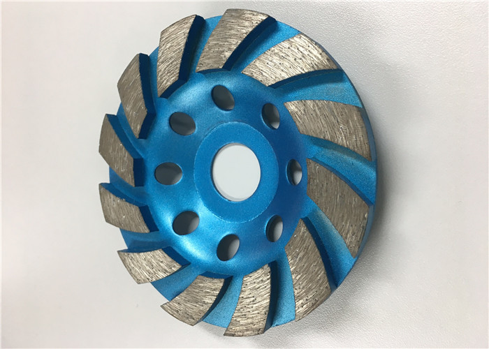 4'' Wide Segmented Diamond Cup Grinding Wheel For Concrete / Granite