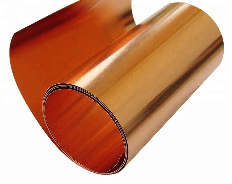 Electrolytic 25um Thickness Red Copper Sheet Metal Roll