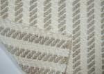 Herringbone Jacquard Material / Cotton Blended Fabric No Harmful Substances