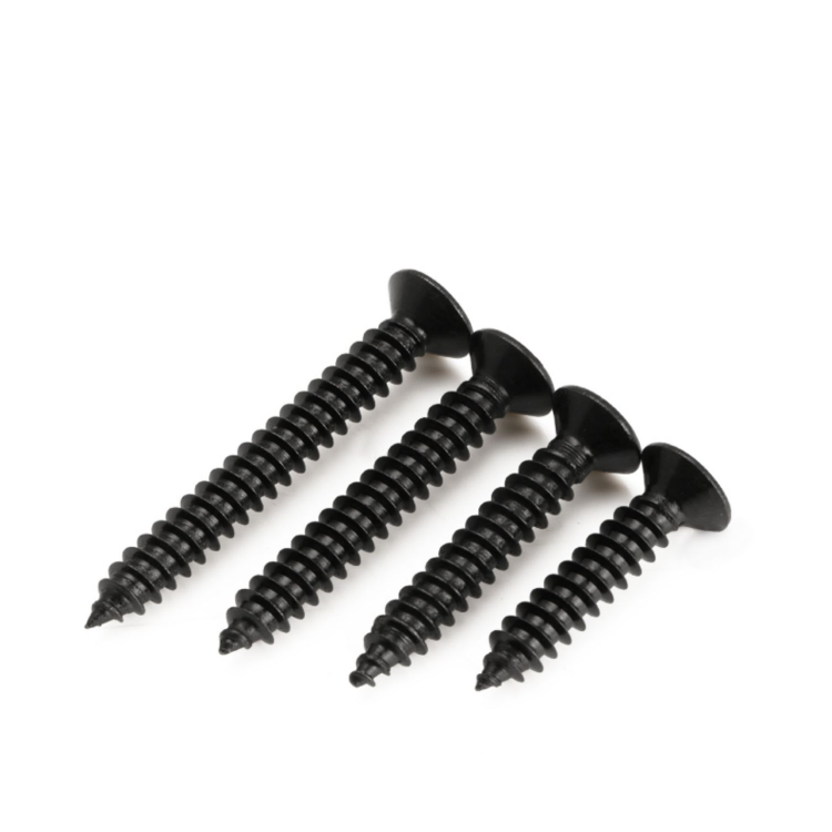 ZINC Plated C1022 Metric Measurement System Self-Tapping Screw with Cross Flat Head