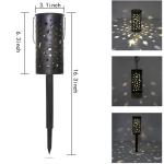 Lawn Decoration warm white Outdoor Solar Spot Lights With FCC RoHS Certification