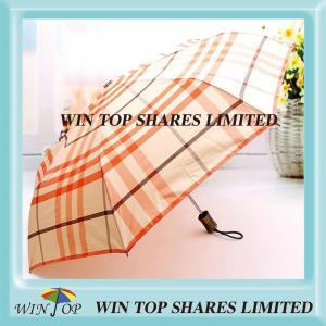 Quality Classic Check Design Full Auto Umbrella wholesale